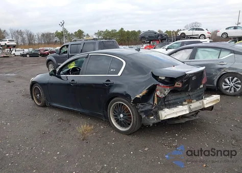 2008 Infiniti G35X из США, поврежденный, VIN JNKBV61F28M268700